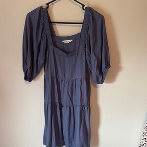 Elegant Blue Women's Dress